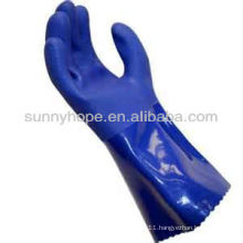 spray sandy PVC gloves